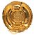 Orecchini a clip Chanel Gold CC placcati oro trapuntati e perle finte D'oro - vista 3