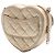 Chanel Gold Mini Metallic Lambskin CC in Love Heart Crossbody - vista 2