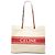 Céline Celine Plein Soleil Canvas Square Cabas Tote in Beige