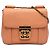 Chloé Elsie Crossbody in pelle arancione, piccola Pesca