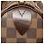 Louis Vuitton Marrone Damier Ebene Speedy 25 - vista 5