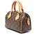 Louis Vuitton Marrone Monogram Speedy Bandouliere 20 - vista 2