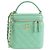 Vanity Case Chanel Green Small CC Caviar con Manico e Catena Verde Verde chiaro