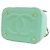 Vanity Case Chanel Green Small CC Caviar con Manico e Catena Verde Verde chiaro - vista 3