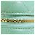 Vanity Case Chanel Green Small CC Caviar con Manico e Catena Verde Verde chiaro - vista 5