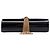 Borsa a tracolla Kate Tassel Small Black Patent Monogram Saint Laurent Nero - vista 3