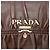 Tote in nappa goffrata e tessuto marrone Prada Marrone scuro - vista 5