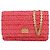 Wallet On Chain Portafoglio con catena Chanel Red Quilted Tweed Reissue 2.55 Rosso