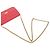 Wallet On Chain Portafoglio con catena Chanel Red Quilted Tweed Reissue 2.55 Rosso - vista 15