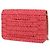 Wallet On Chain Portafoglio con catena Chanel Red Quilted Tweed Reissue 2.55 Rosso - vista 2