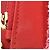 Wallet On Chain Portafoglio con catena Chanel Red Quilted Tweed Reissue 2.55 Rosso - vista 9