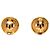 Orecchini Chanel Gold CC tondi placcati oro con clip D'oro - vista 2