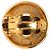 Orecchini Chanel Gold CC tondi placcati oro con clip D'oro - vista 3