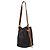 Borsa bucket Miu Miu in denim blu con logo Blu navy - vista 2