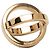 Hermès Gold Cosmos Schalring vergoldet Golden - Ansicht 4