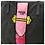 Borsa Tote Prada Velour Belt Motif Nero Rosa - vista 10