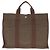 Hermès Borsa Tote Hermes Herline MM Marrone