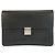 Clutch Selenga in pelle Taiga Louis Vuitton Nero