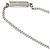 Collana Louis Vuitton Collier LV Award Chain Pendant Necklace Nero Argento - vista 7