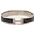 Hermès Pulseira rígida de esmalte Hermes Click H TGM Logo Preto Prata  - vista 1