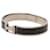 Hermès Pulseira rígida de esmalte Hermes Click H TGM Logo Preto Prata  - vista 2