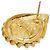 Orecchini a lobo Fendi Vintage Drop Stud D'oro - vista 4