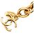 Timeless Chanel Coco Mark vergoldeter Kettengürtel Golden - Ansicht 5