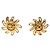 Orecchini a clip Chanel Coco Mark Sun Motif D'oro