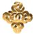 Spilla Chanel Vintage Coco Mark D'oro