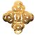 Spilla Chanel Vintage Coco Mark D'oro - vista 2