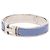 Hermès Click H PM Emaille-Armband mit Logo Silber Blau - Ansicht 2