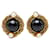 Orecchini a clip Chanel neri e oro Nero D'oro  - vista 2