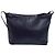 Prada Leather Triangle Logo Shoulder Bag Green Navy blue - view 2