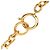 Chanel Coco Mark Löwenmotiv Matelassé-Kettenanhänger-Halskette Golden - Ansicht 4
