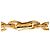 Chanel Coco Mark Löwenmotiv Matelassé-Kettenanhänger-Halskette Golden - Ansicht 5