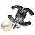 Pendientes Swing Chanel Coco Mark en metal plateado Plata - vista 3