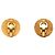 Orecchini a clip Chanel Vintage Coco Mark D'oro - vista 2