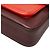 Borsa a tracolla con catena Fendi in pelle Bordeaux Rosso Bordò - vista 4