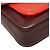 Borsa a tracolla con catena Fendi in pelle Bordeaux Rosso Bordò - vista 5