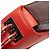 Borsa a tracolla con catena Fendi in pelle Bordeaux Rosso Bordò - vista 8