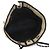 Borsa Tote con Catena Chanel Deauville MM Nero Beige - vista 6