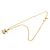 Collana con pendente Chanel Coco Mark Matelassé Chain D'oro - vista 4