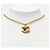 Collana con pendente Chanel Coco Mark Matelassé Chain D'oro - vista 7