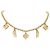 16 Céline Celine Kettenhalskette mit Blattmotiv Golden
