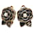 Orecchini Chanel Camellia Coco Mark Nero D'oro  - vista 1