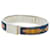 Hermès Pulseira Email PM Cloisonné Hermes Prata Amarelo Azul marinho  - vista 1
