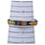 Hermès Pulseira Email PM Cloisonné Hermes Prata Amarelo Azul marinho  - vista 5