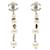 Orecchini Chanel Coco Mark 4-Strand Pearl Argento