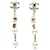 Orecchini Chanel Coco Mark 4-Strand Pearl Argento - vista 2