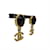Orecchini a clip Chanel Coco Mark GP Nero D'oro  - vista 2